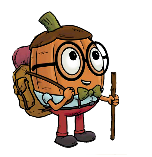 Boon-dah Learning Mascot - Backpacking Dude