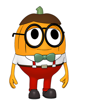 Boon-dah Learning Pumpkin Mascot